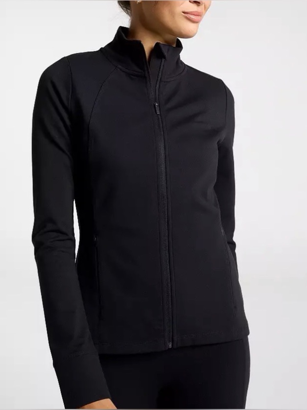 CALIA by Carrie Underwood Women's Core Essential Full Zip Jacket Black Small NWT